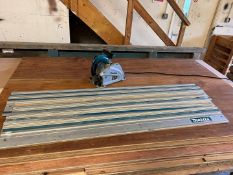 Makita SP6000 Plunge Saw with Rails, 240V, Lot Location; Eardisland, Leominster, Collection Strictly
