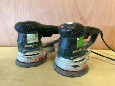 2no. Metabo SXE450 Orbital Sanders, 240V, Lot Location; Eardisland, Leominster, Collection