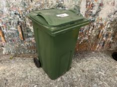 Green Plastic Wheelie Bin as Illustrated, Lot Location; Eardisland, Leominster, Collection