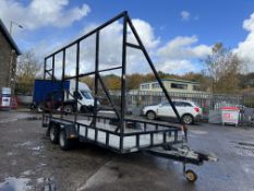 CLH Trailers Limited 16.7x6.1 BCRT Glass Frame Twin Axle Trailer, Bed Size 5100 x 1850mm, Frame