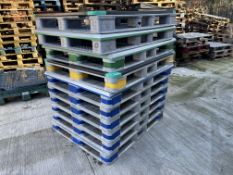 10no. Heavy Duty Plastic Pallets 1300 x 1120mm
