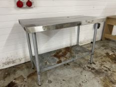 Stainless Steel Preparation Table 1200 x 600 x 880