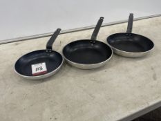 3no. Various Stainless Steel Skillets as Lotted