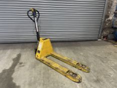 1800kg Semi-Electric Pallet Truck, Please Note: Item Untested