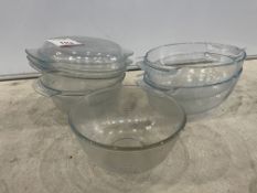 Quantity of Various Glass Cooking Bowls as Lotted