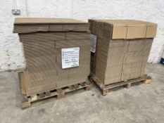 2no. Pallets of Cardboard Boxes, 610 x 419 x 331mm