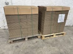 2no. Pallets of Cardboard Boxes, 610 x 419 x 331mm