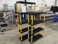 2no. Various Collapsible Plastic Racking as Lotted