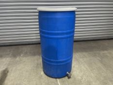 Plastic Storage Barrel as Lotted