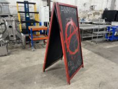Large Double Sided Pavement Sign