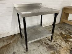 Stainless Steel Preparation Table 770 x 700 x 870m