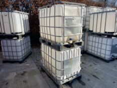 2no. 600 Litre IBC Containers as Lotted