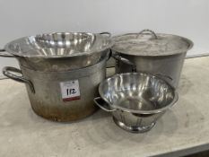 Quantity of Various Stainless Steel Cooking Sundri