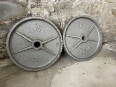 2no. 25KG Weight Plates