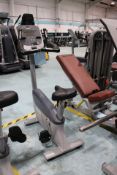 Precor Upright Bike with P30 console fitted, (cardio machine) Serial no. AYZGL18120019