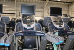 Precor Treadmill with P30 console fitted, Blue (cardio machine) Serial no. AJXHJ03170056