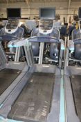 Precor Treadmill with P30 console fitted, Blue (cardio machine) Serial no. AJXHG16140052