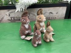 10no. Festive Rabbit Hanging Decorations, Combined RRP: £111.94 Inc. VAT