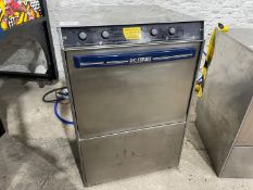 DC Stainless Steel Undercounter Commercial Glasswasher 3 Phase, Plug Not Included 540 x 560 x 830mm