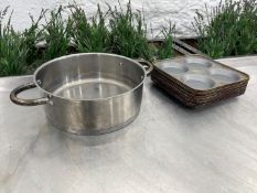 13no. 4-Cup Yorkshire Tray 240mm & Saucepan 300 x 110mm