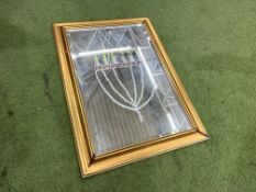 Timber Frame Wall Mounted Mirror, 630 x 900mm