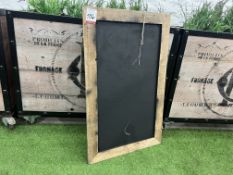 Wall Mounted Timber Frame Chalk Board