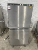 Hobart RV80HUK Stainless Steel Commercial Pass Through Dishwasher 3 Phase 400V, 720 x 620 x 1550mm