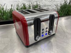 Russell Hobbs 22406 4-Slot Toaster 230V, Toaster Handle Missing From Lot
