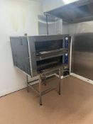 Blue Seal DB8.30 Stainless Steel Pizza Oven Complete With Stand, Single Phase 230V, 960 x 960 x