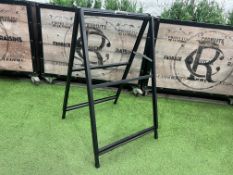 Steel Frame A-Frame as Lotted