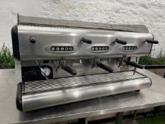 San Marco 3-Group Espresso Coffee Machine 230V, Complete With 3no. Coffee Couplers, Please Note Plug