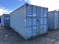 20ft x 8ft Shipping Container, Water Tight, With 240v Electrical Output