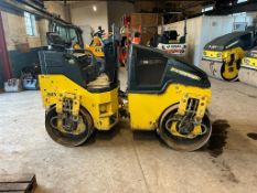 Stolen / Recovered 2015 Bomag BM120AD-5 Roller, Hours: 1044. The machine runs, drives and