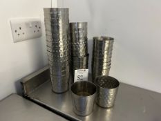 32no. Steel Serving Pots , Please Note: The Purchaser is Required to Remove this Lot from Its