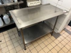 Stainless Steel Pass Through Dishwasher Sink Unit , Please Note: The Purchaser is Required to Remove