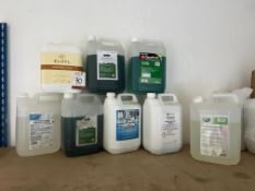 8no. Opened 5L Containers of Various Cleaning Liquids , Please Note: The Purchaser is Required to