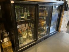 Rhino COLD 1350S Triple Door Bottle Fridge. Please Note: The Purchaser is Required to Remove this