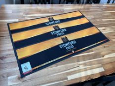 3no. Stowford Press Branded Bar Mats , Please Note: The Purchaser is Required to Remove this Lot