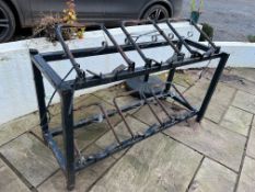 Steel Frame 6-Section Spring Loaded Keg Station , Please Note: The Purchaser is Required to Remove