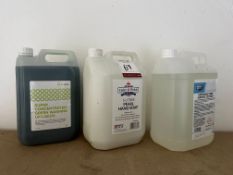 3no. Unused 5L Containers of Cleaning Liquids as Lotted , Please Note: The Purchaser is Required