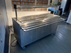 Stainless Steel Mobile Heated Bain Marie Unit , Please Note: The Purchaser is Required to Remove