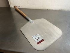 Aluminium Pizza Paddle with Timber Handle , Please Note: The Purchaser is Required to Remove this