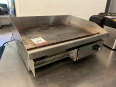 Nisbett's Essentials Steel Plate Countertop Griddle, 240v , Please Note: The Purchaser is Required