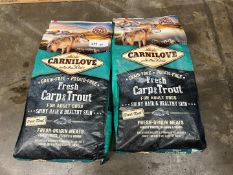2no. Carnilove Fresh Carp & Trout Adult Dog Food, 12kg