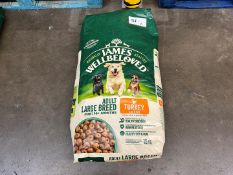 James Wellbeloved Turkey & Rice Adult Large Breed Dog Food, 15kg