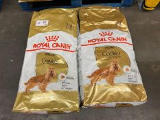 2no. Royal Canin Cocker Adult Dog Food, 12kg