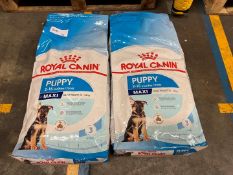 2no. Royal Canin Maxi Puppy Dog Food, 15kg
