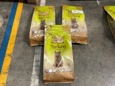 3no. Green Pantry Turkey Cat Food, 1.5kg
