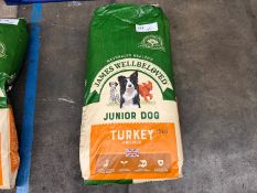 James Wellbeloved Turkey & Rice Junior Dog Food, 15kg