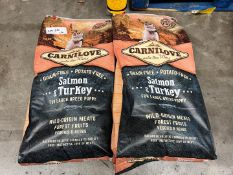 2no. Carnilove Salmon & Turkey Large Breed Puppy Dog Food, 12kg